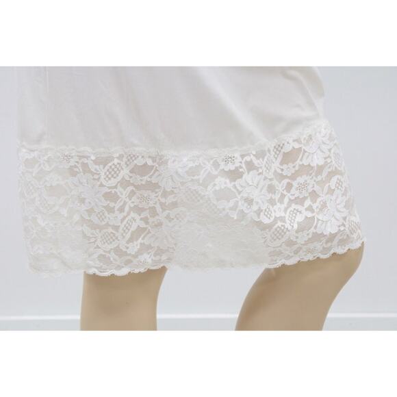 Vintage Vanity Fair Wrap Around Lace Full Slip size 36 Long Creamy White - Picture 11 of 13